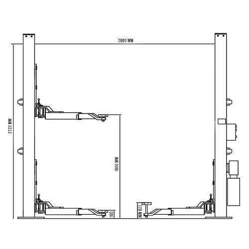 Двухстоечный подъемник System4you T4/K2