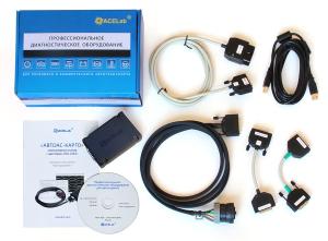 Сканер для диагностики систем управления дизельных двигателей грузовых автомобилей и автобусов АВТОАС-КАРГО