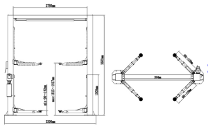 Двухстоечный подъемник System4you SS-208C