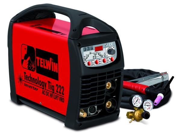 Сварочный аппарат TELWIN Technology Tig 222 AC/DC-HF/LIFT 230V+ACC