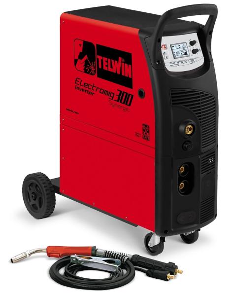 Сварочный полуавтомат TELWIN ELECTROMIG 300 SYNERGIC 400V