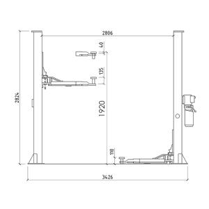 Двухстоечный подъемник System4you SES-4