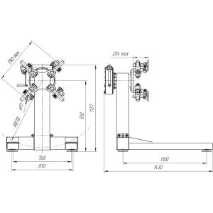 Стенды для разборки-сборки двигателей Р1250