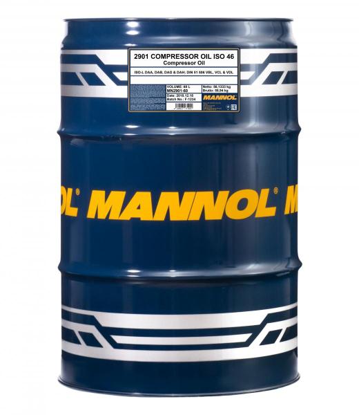 Компрессорное масло MANNOL Compressor Oil ISO 46 2901