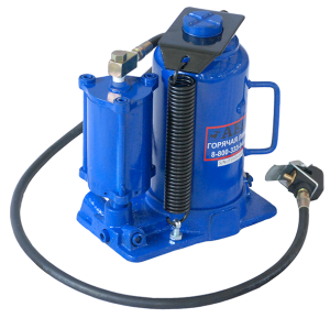 Домкрат пневмогидравлический бутылочный Т21020 AE&T 20т