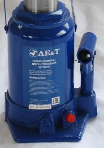 Домкрат бутылочный двухштоковый T02020 AE&T 20т