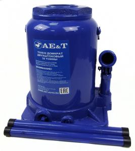 Домкрат бутылочный двухштоковый T02032 AE&T 32т