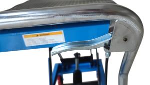 Тележка гидравлическая платформенная TLF-50 AE&T 500кг