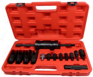 Съемник инжекторов с обратным молотком (14 предметов) TA-D1081