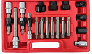 Съемник шкива генератора BOSCH (18 предметов, полный набор) TA-A1087