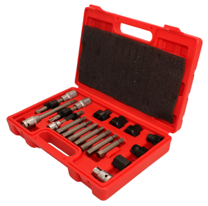 Съемник шкива генератора BOSCH (18 предметов, полный набор) TA-A1087