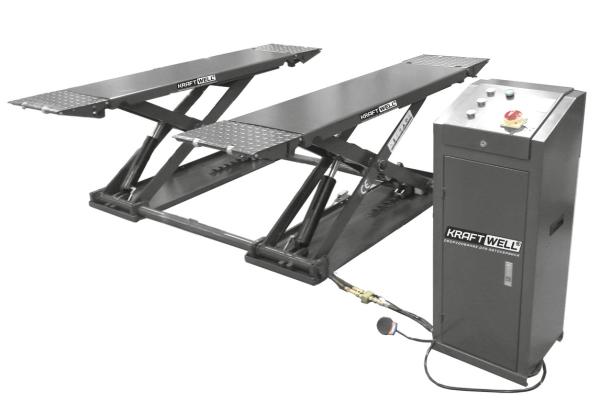KraftWell KRW3TN Подъёмник ножничный короткий шиномонтажный г/п 3000 кг.