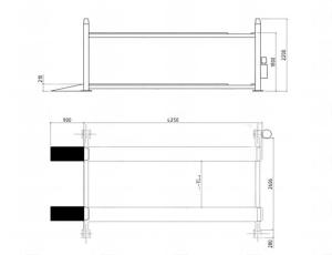Подъемник 4-хст. г/п 4т,ровные платформы T4iD-4