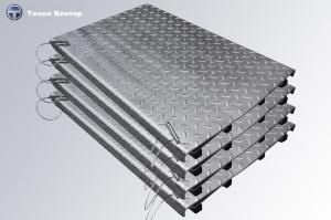 ООО "Технокар" Задние сдвижные платформы для установки в нишу (платформа 019-03), 4 шт.