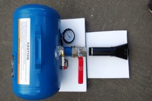 Бустер (ресивер) для взрывной накачки шин