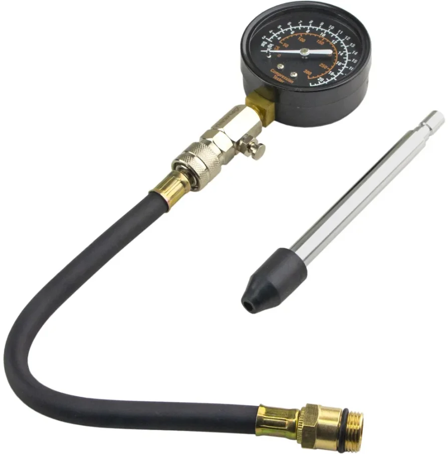 Компрессометр бензиновый с гибкой и жесткой насадкой (в кейсе), ZIPMEND