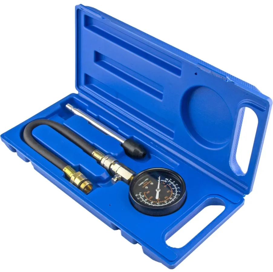 Компрессометр бензиновый с гибкой и жесткой насадкой (в кейсе), ZIPMEND