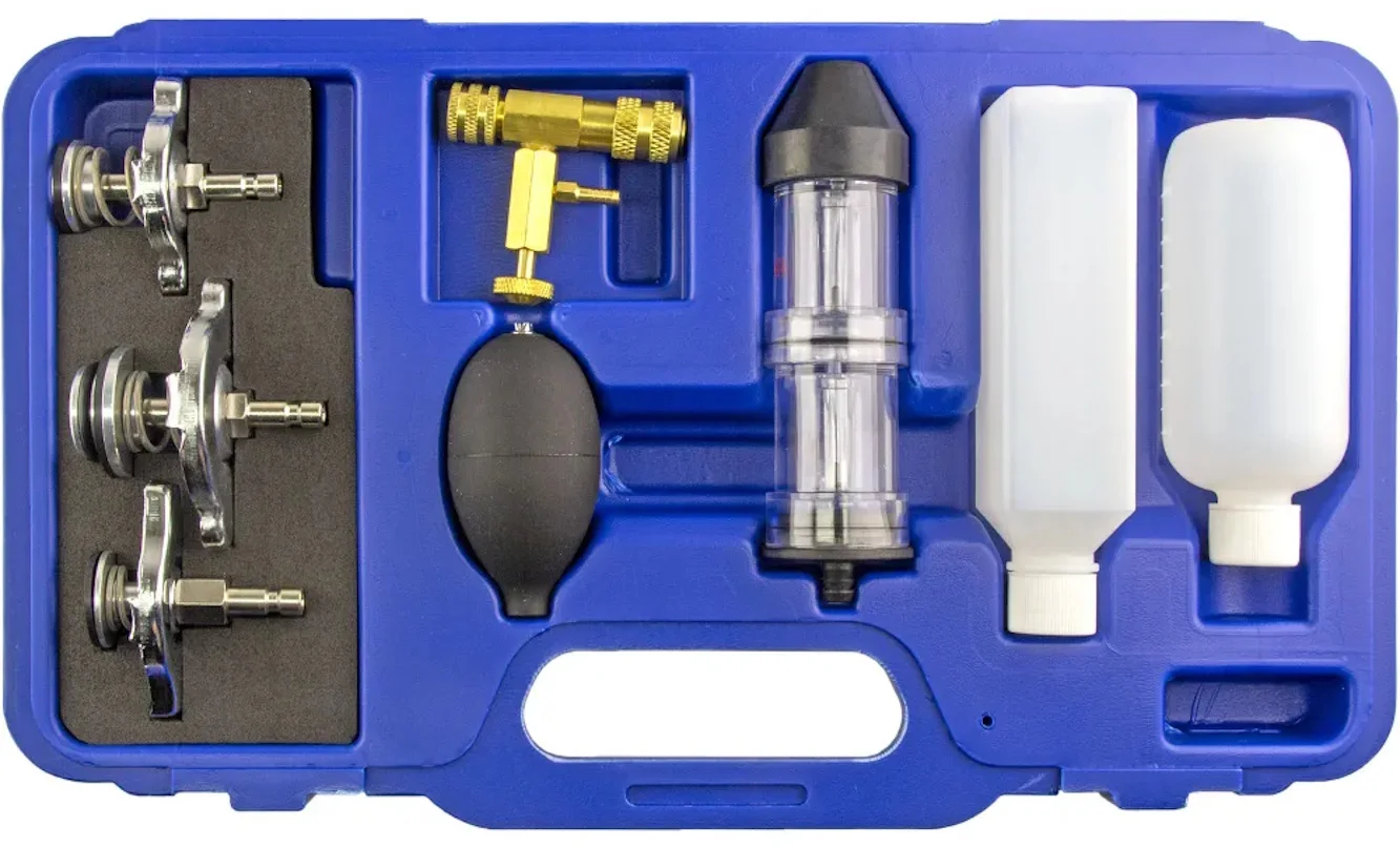 Набор для проверки утечек СО2 системы охлаждения расширенный, 8 предметов, ZIPMEND