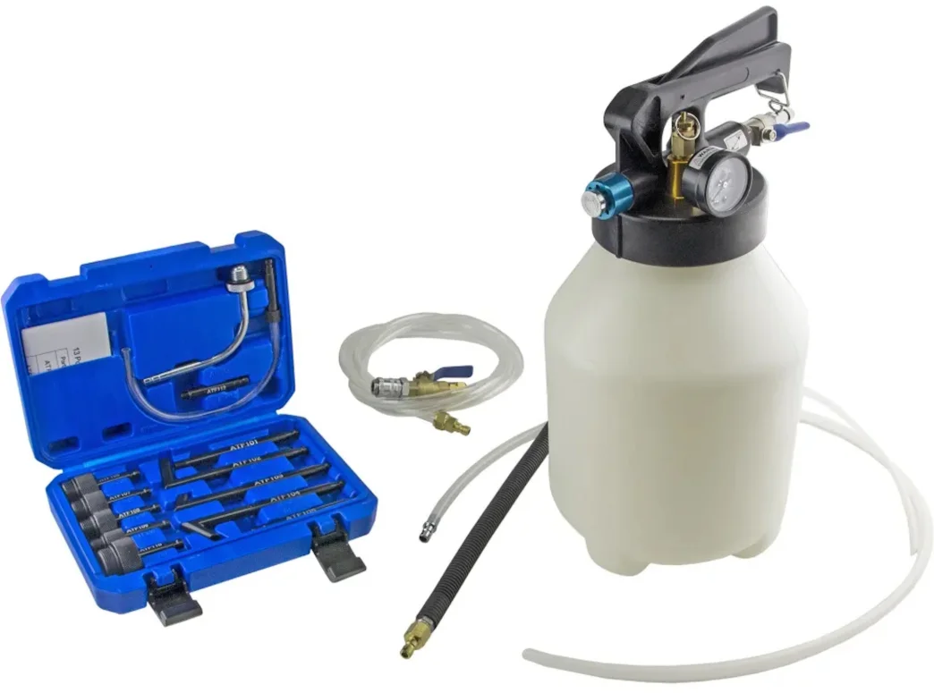 Пневматическое устройство для заправки и откачки масла в АКПП, 6л., ZIPMEND