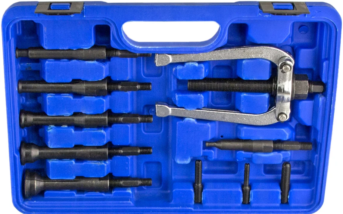Cъёмник внутренних подшипников цанговый, с обратным молотком 8–58мм, 16 предметов, ZIPMEND