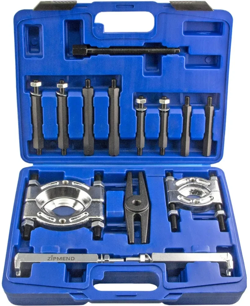 Набор съёмников сепараторного типа для подшипников 30–75мм., 14 предметов (в кейсе), ZIPMEND