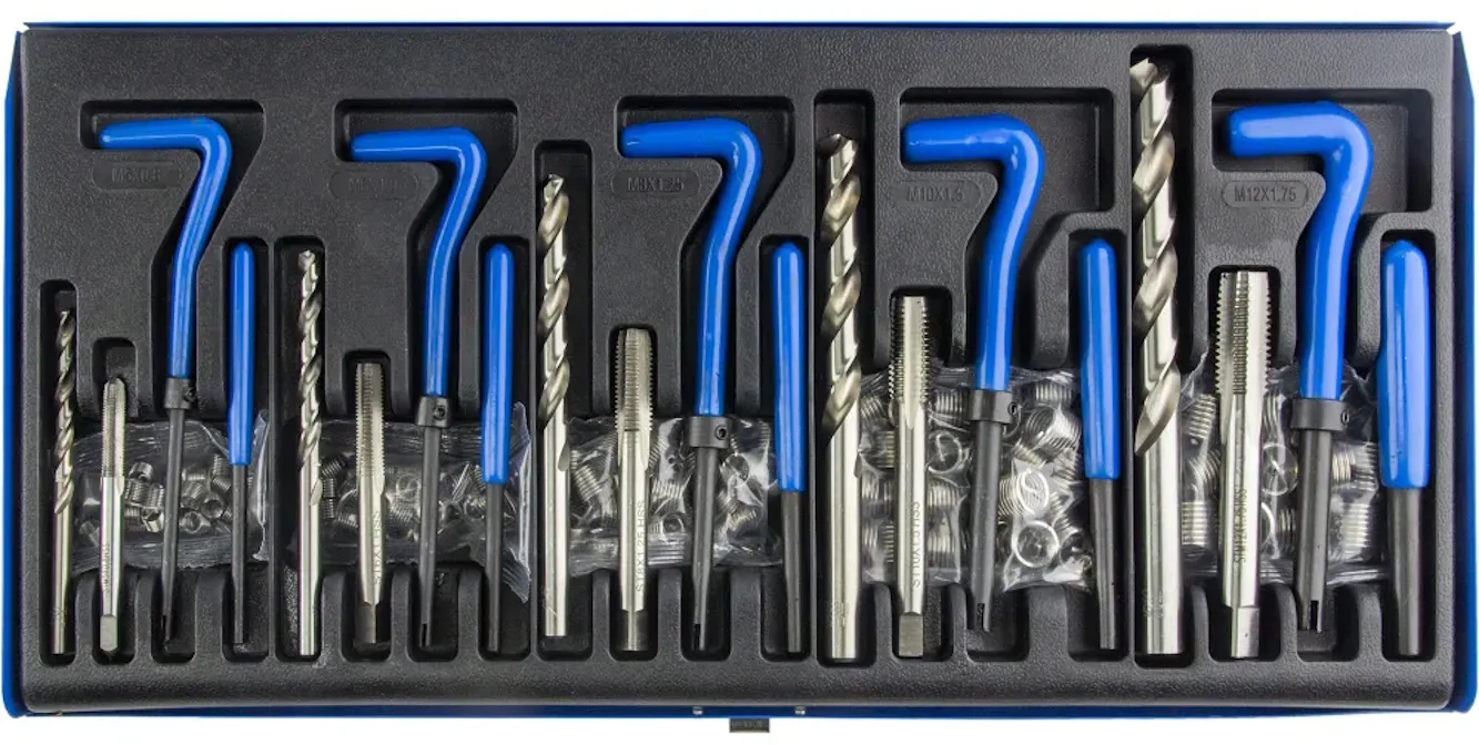 Набор для восстановления резьбы M5-M12, 131 предмет, ZIPMEND
