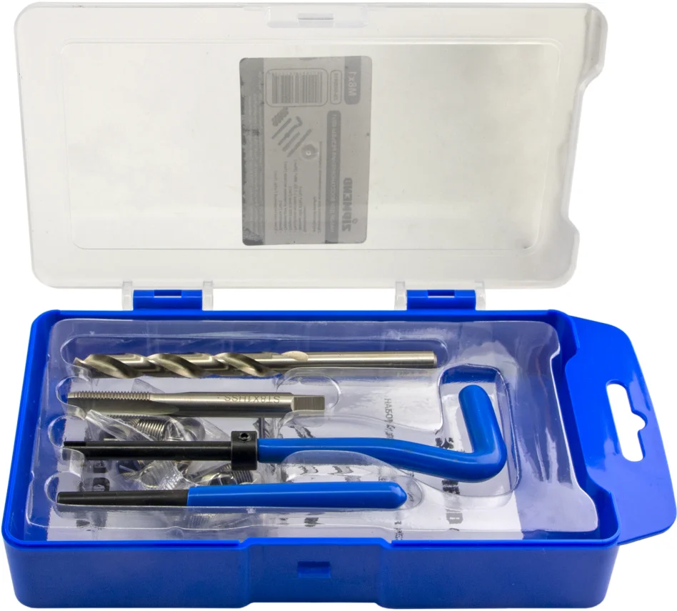 Набор для восстановления резьбы M8 х 1.0 мм., ZIPMEND