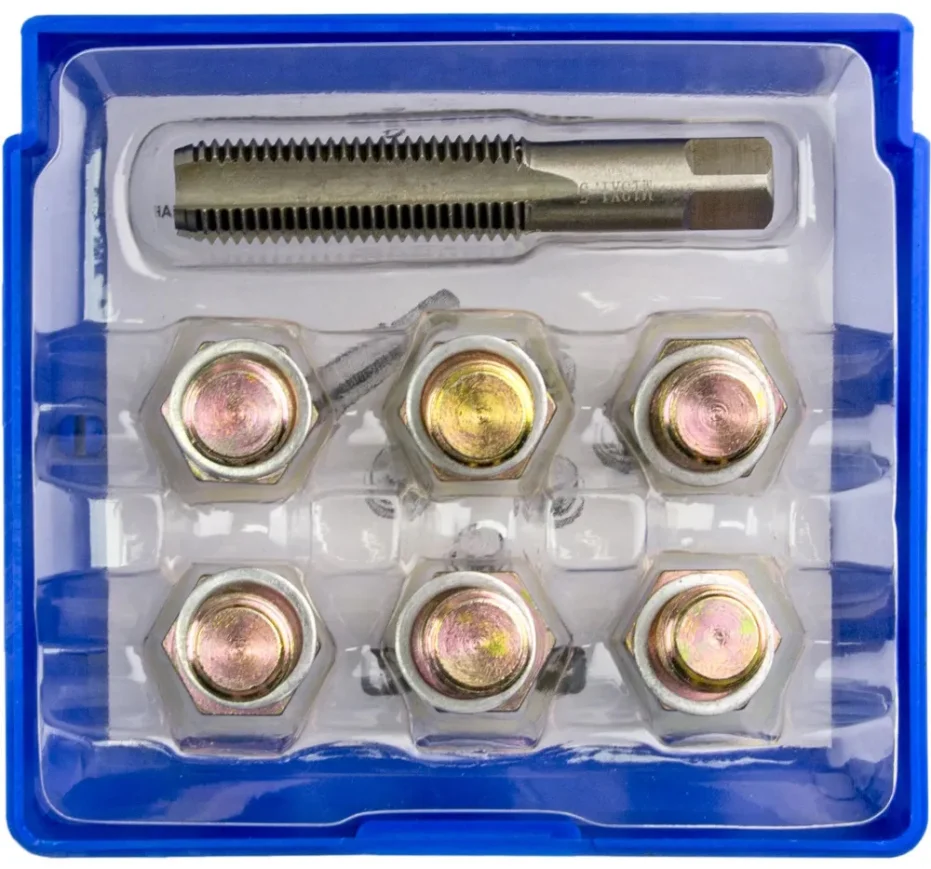 Набор для восстановления резьбы маслосливных отверстий M13 x 1,5мм., ZIPMEND