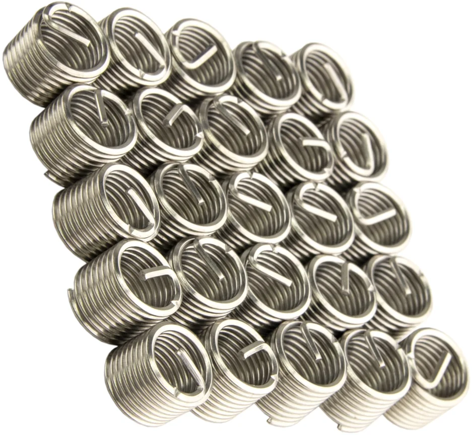 Вставка резьбовая для восстановления резьбы M9 х 1.25 мм., 25 штук, ZIPMEND