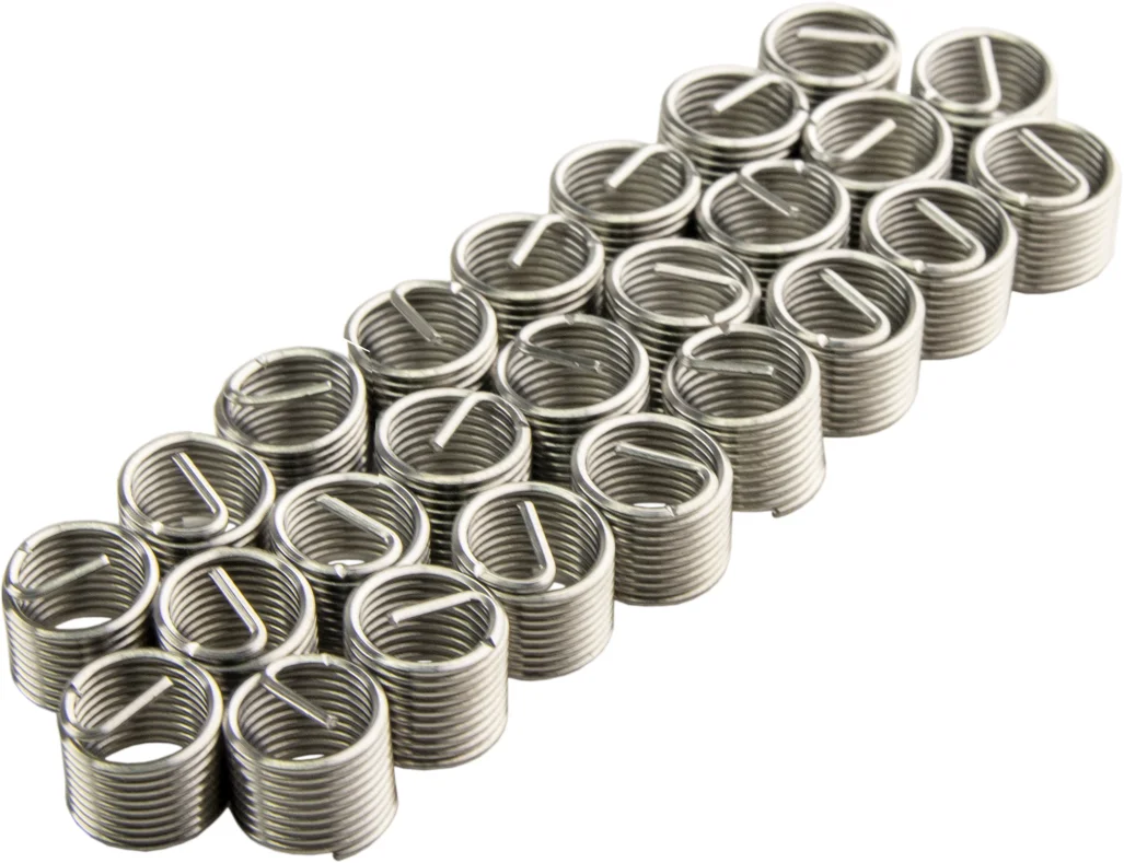 Вставка резьбовая для восстановления резьбы M8 х 1.0 мм., 25 штук, ZIPMEND