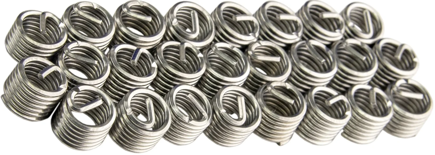 Вставка резьбовая для восстановления резьбы M6 х 1мм., 25штук, ZIPMEND