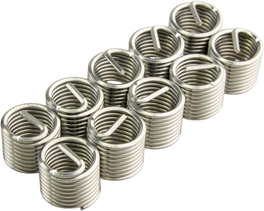 Вставка резьбовая для восстановления резьбы M11 х 1.5 мм., 10 штук, ZIPMEND