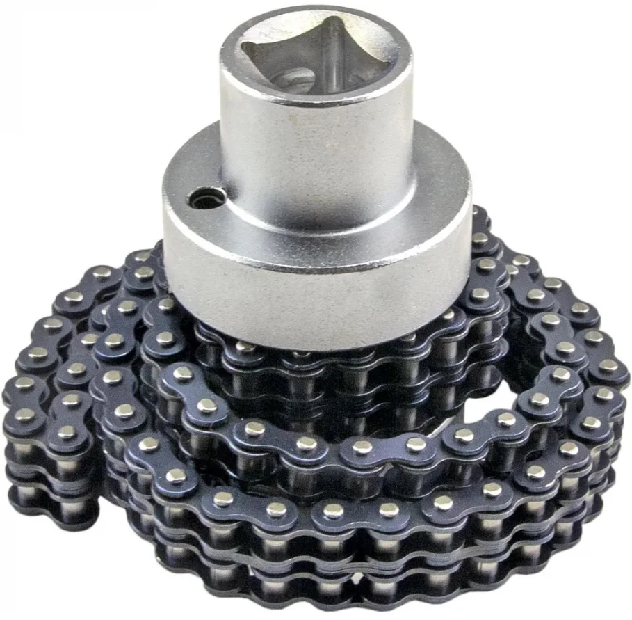 Съемник масляного фильтра цепной усиленный 73–169мм., 1/2''