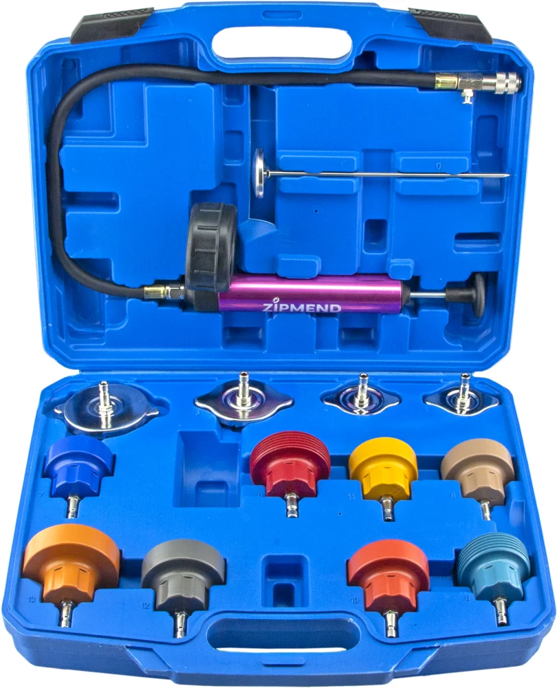 Набор для проверки герметичности системы охлаждения, 14пр.