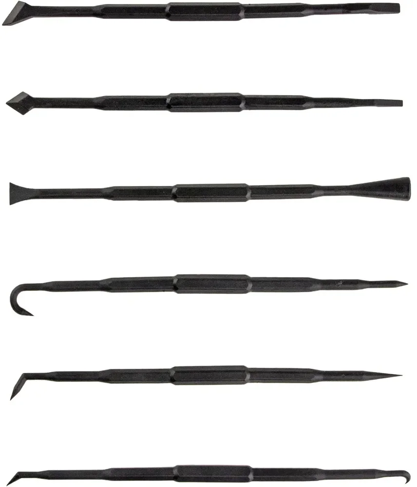 Набор приспособлений для демонтажа колец, сальников, 6 предметов