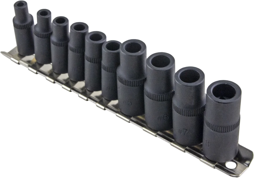 Набор магнитных головок метчикодержателей M1.5-M14, 10 предметов