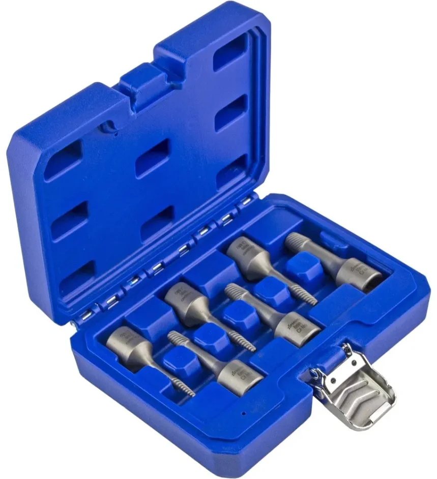 Набор экстракторов для извлечения сломанного крепежа, 6пр. CR-MO