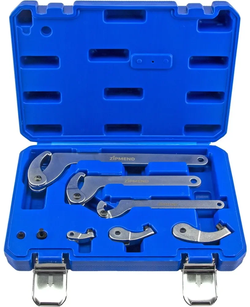 Набор радиусных ключей для круглых шлицевых гаек 35–120мм, 8пр.