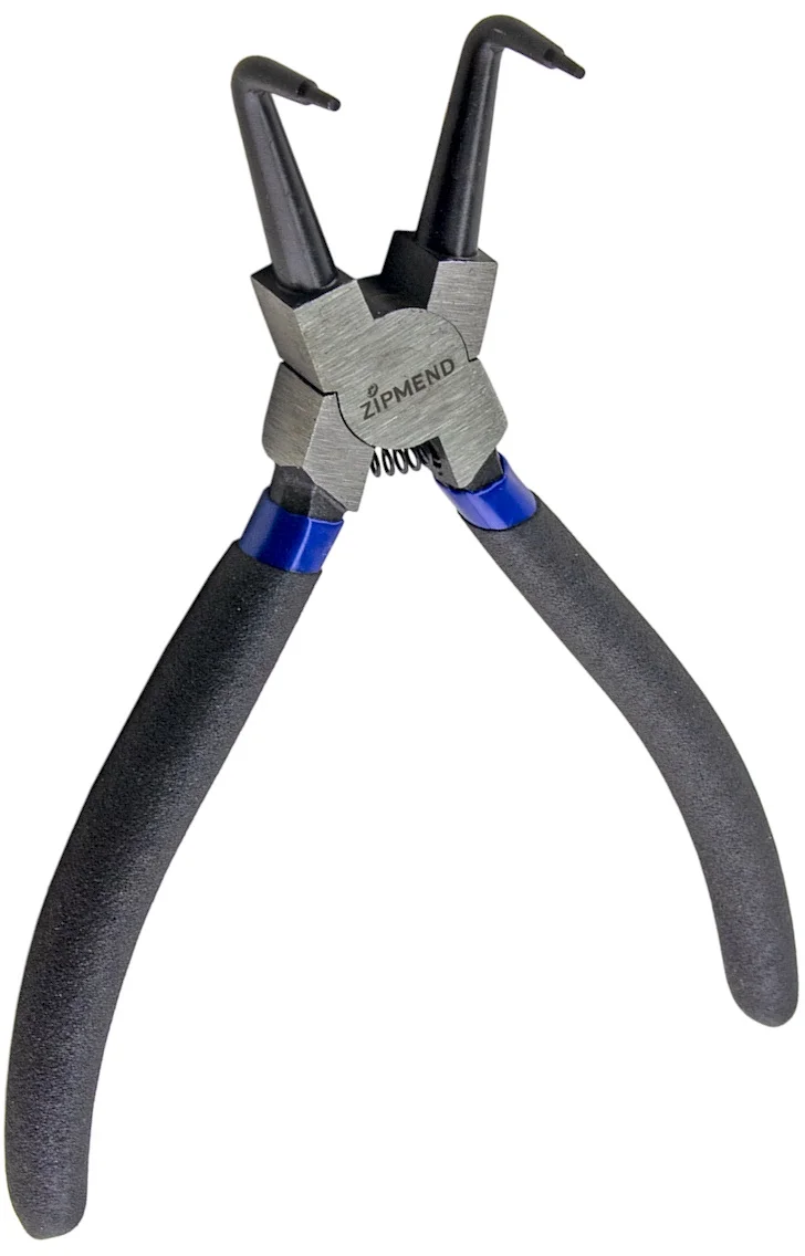 Съемник стопорных колец загнутый (сжим) L-180мм., ZIPMEND