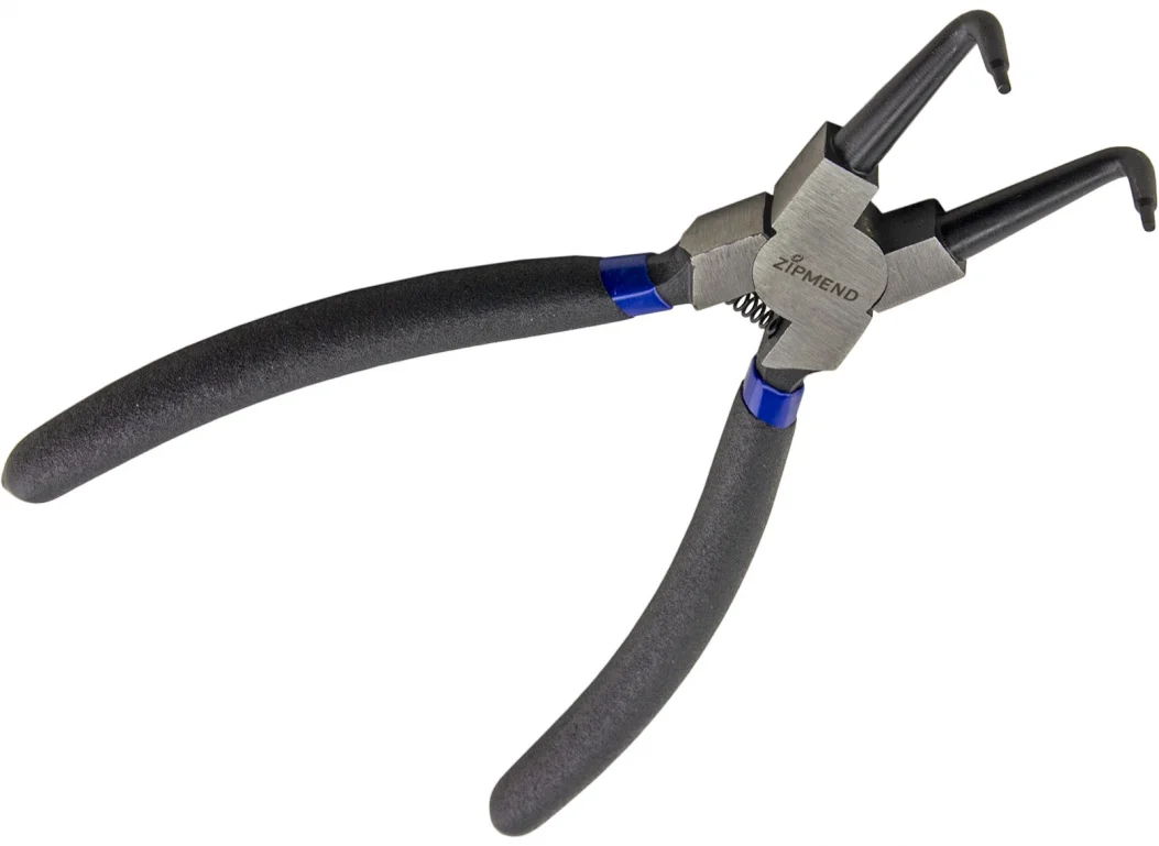 Съемник стопорных колец загнутый (сжим) L-230мм., ZIPMEND