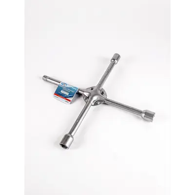 Ключ баллонный крестообразный, усиленный "AUTOVIRAZH" (РФ)