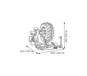 Шиномонтажный станок Sivik ГШС-515В