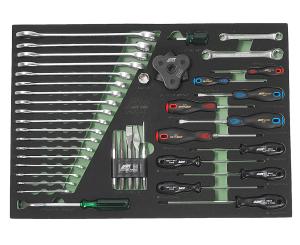 JTC Набор инструментов 40 предмет слесарно-монтажный в ложементе JTC