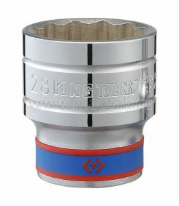 Головка торцевая стандартная двенадцатигранная 1/2", 36 мм KING TONY 433036M