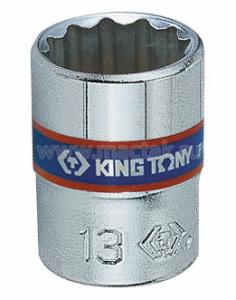 Головка торцевая стандартная двенадцатигранная 1/4", 10 мм KING TONY 233010M